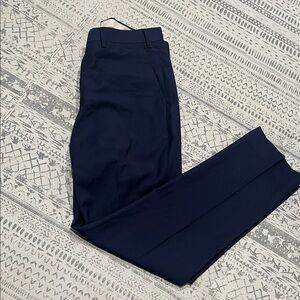 👖 SuitSupply Navy Wool Suit Pants – Super 110s Reda | Men’s 36